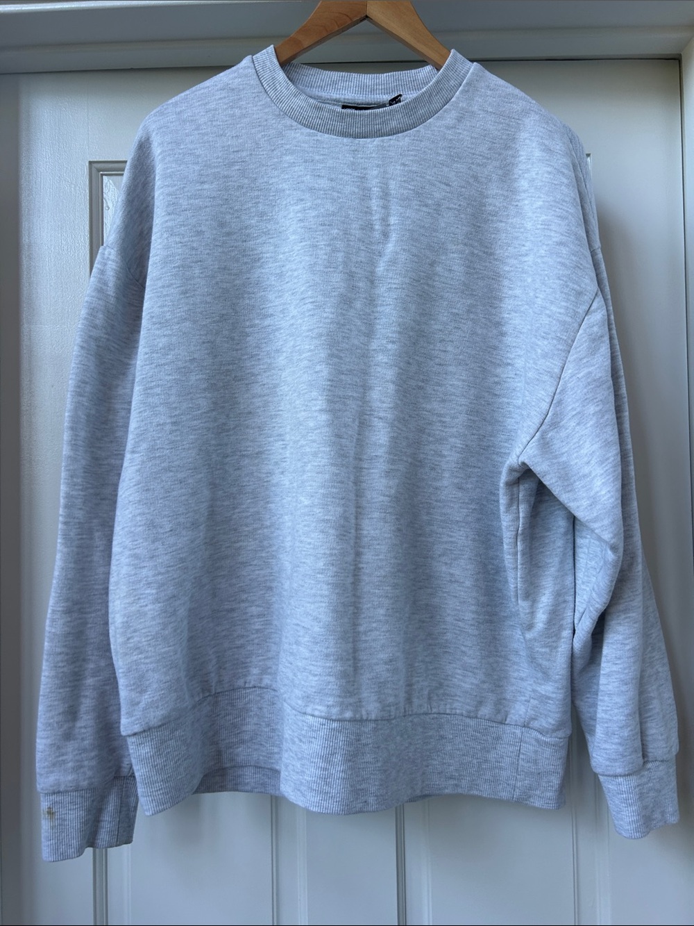 ASOS design grey crewneck sweatshirt